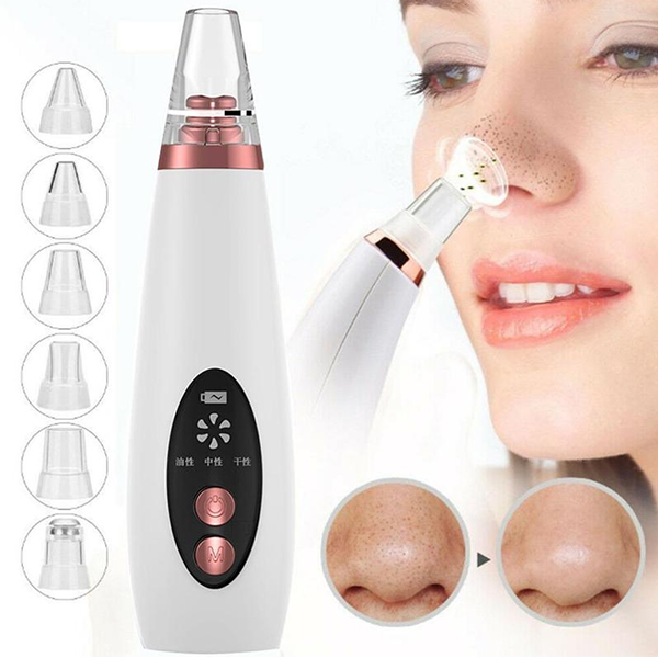 Electric Blackhead Remover Vacuum – Deep Pore Cleaner (USB Rechargeable)